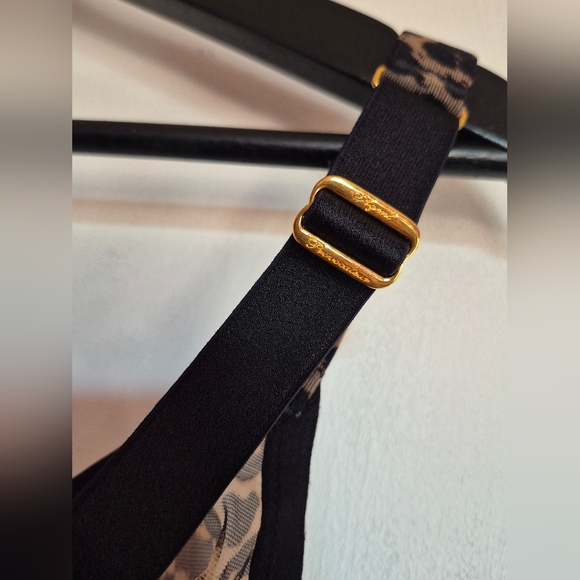 Agent Provocateur Animal Print Sheer Bra - Picture 3 of 7